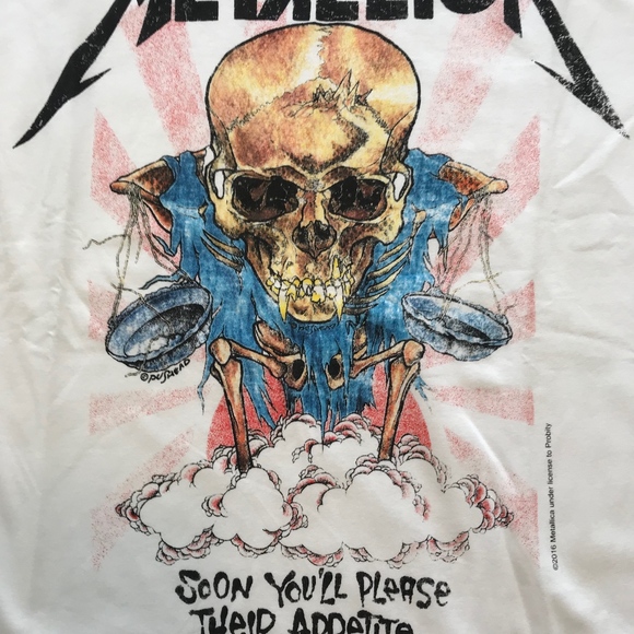 H&M METALLICA Long Sleeve T-shirt NEW M, L, XL - Picture 2 of 8